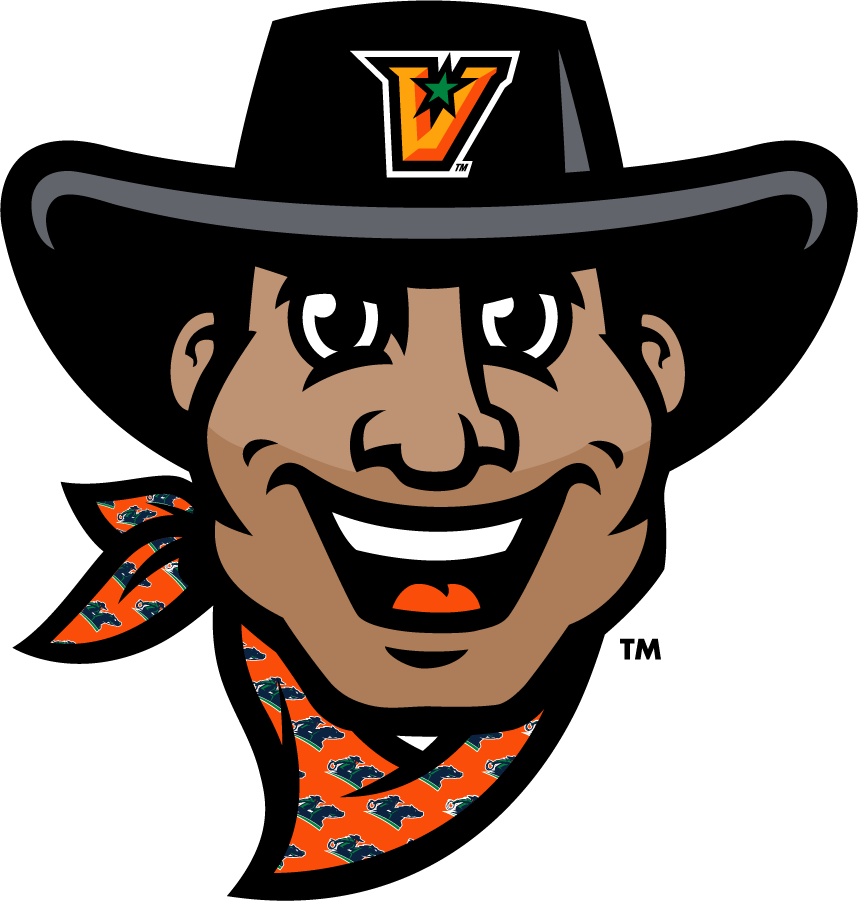 UTRGV Vaqueros 2019-Pres Mascot Logo v3 diy DTF decal sticker